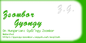 zsombor gyongy business card